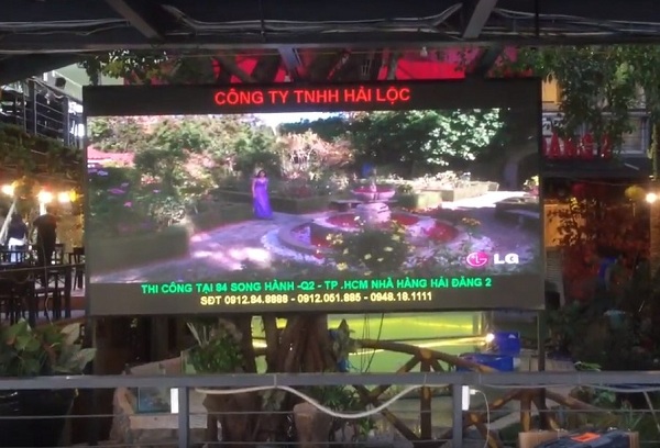 Thi công màn hình Led P3 trong nhà nhà hàng Hải Đăng 2 – TP. Hồ Chí Minh  
