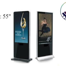 Lắp đặt màn hình quảng cáo LCD 55 inch chân đứng wifi tại Mai Hắc Đế, Hà Nội  