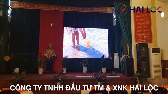 Hải Lộc thi công màn hình LED P1.86 tại Trụ Sở VNPT  