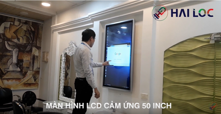 Thi công màn hình LCD 49inch tại Lotte Hotel - Hà Nội  