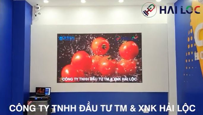 Lắp đặt màn hình LED P3 indoor tại Hưng Thịnh Holdings  