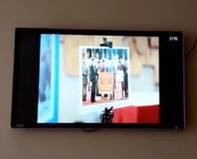 Thi công màn hình quảng cáo LCD treo tường 32 inch tại cửa hàng thời trang Hebe  