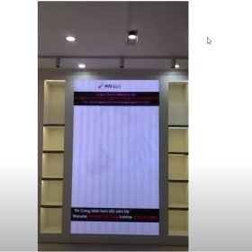 Thi công màn hình LED P2.5 ngân hàng Agribank Lục Yên, Yên Bái  