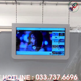 Lắp đặt màn hình quảng cáo Lcd 32 inch USB tại UBND Quận Long Biên, Hà Nội  