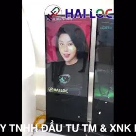 Thi công màn hình quảng cáo LCD chân đứng 55 inch tại La Belle Vie Hotel - Hà Nội  