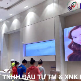 Thi công màn hình LED P2 Gian hàng Thời Trang KL Lotte, Hà Nội  