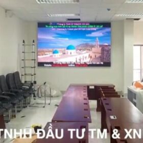 Thi công màn hình LED phòng họp công ty tại Hà Nội  