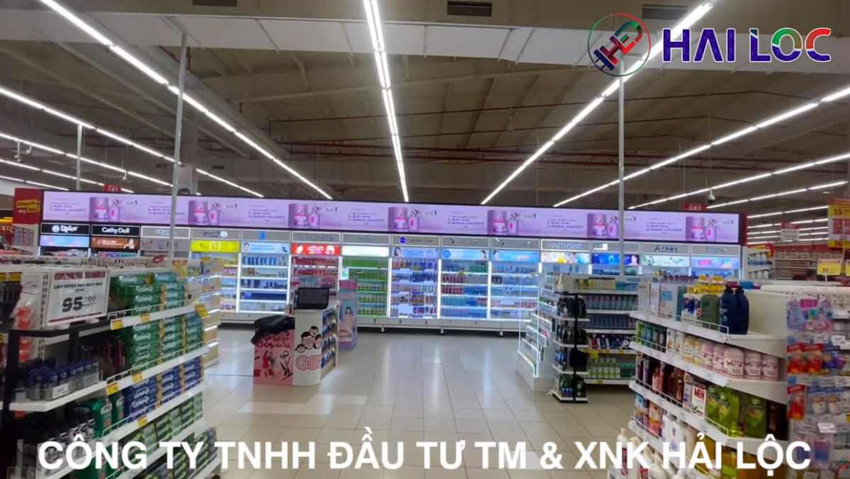 Thi công màn hình LED P3 Siêu Thị GO Thanh Hóa  