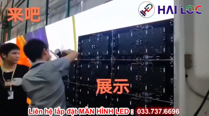 Thi công màn hình Led P1.53 chùa Bái Đính, tỉnh Ninh Bình  